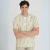Orange Yellow Sunset Streak Shirt “Golden Dusk” - UHEL175678